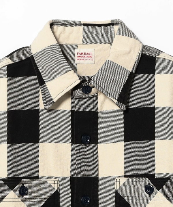 FAR EAST MANUFACTURING / コットン バッファローチェック ワークシャツ