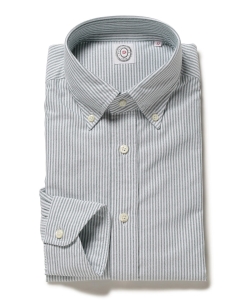 ▲BOLZONELLA / オックスストライプ ボタンダウン シャツ◎