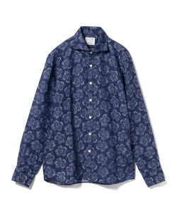 ▲Brilla per il gusto / リネン ボタニカル カッタウェイカラーシャツ（ALBINI fabric)◎