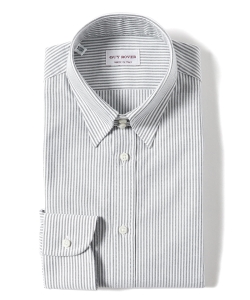 ▲GUY ROVER / オックスフォード ストライプ タブカラーシャツ