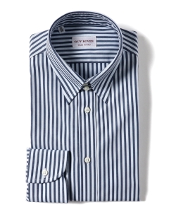 ▲GUY ROVER / ジャカードストライプ タブカラーシャツ