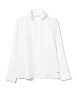 ▲Massimo d’Augusto / 別注 ALAMARI リネン ヘリンボーン カプリシャツ