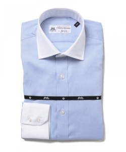 ▲◎Brilla per il gusto / オックス クレリックシャツ(THOMAS MASON fabric)