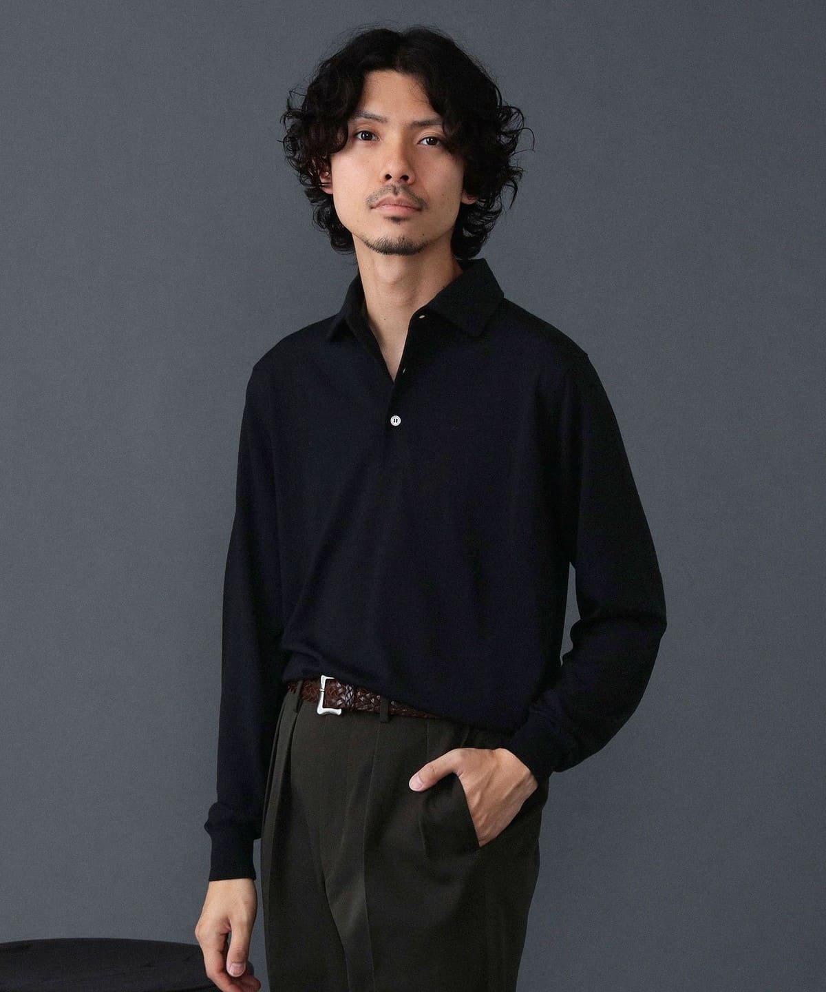 Filippo de Laurentiis ホワイト48白 ポロシャツフィリッポ Filippo de Laurentiis ホワイト48白 ポロシャツフィリッポ