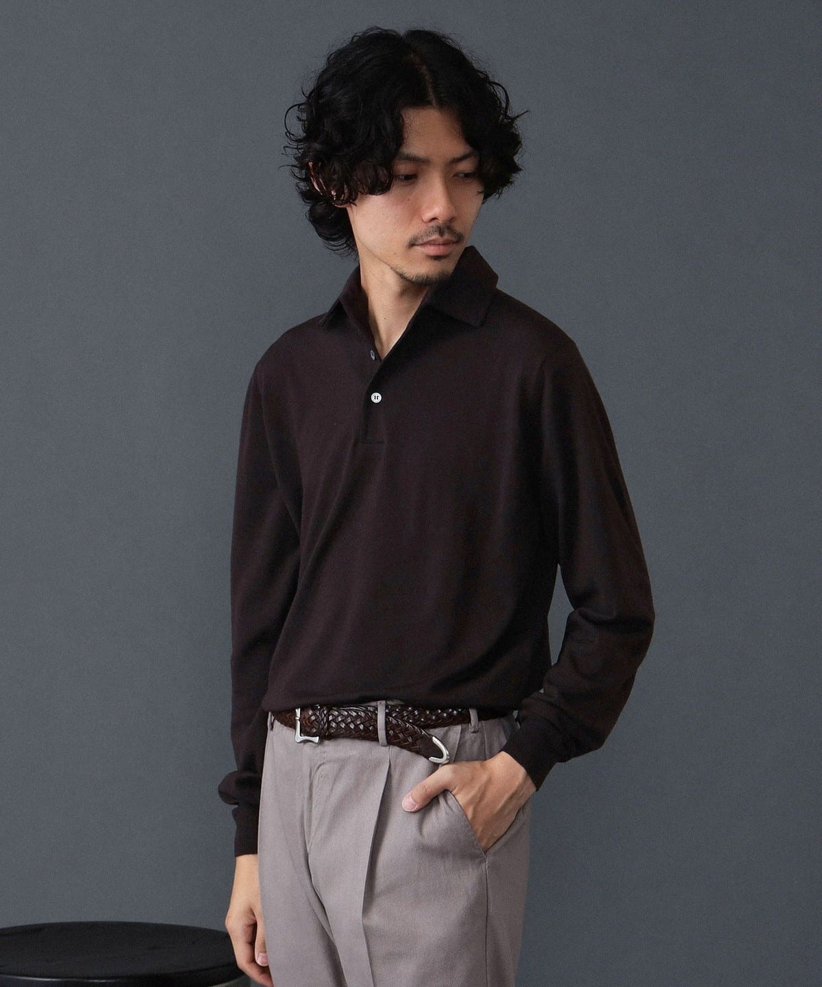 AUBERGE × Brilla per il gusto ビッグポロシャツ Brilla per il gusto（ブリッラ ペル イル グスト）FILIPPO DE