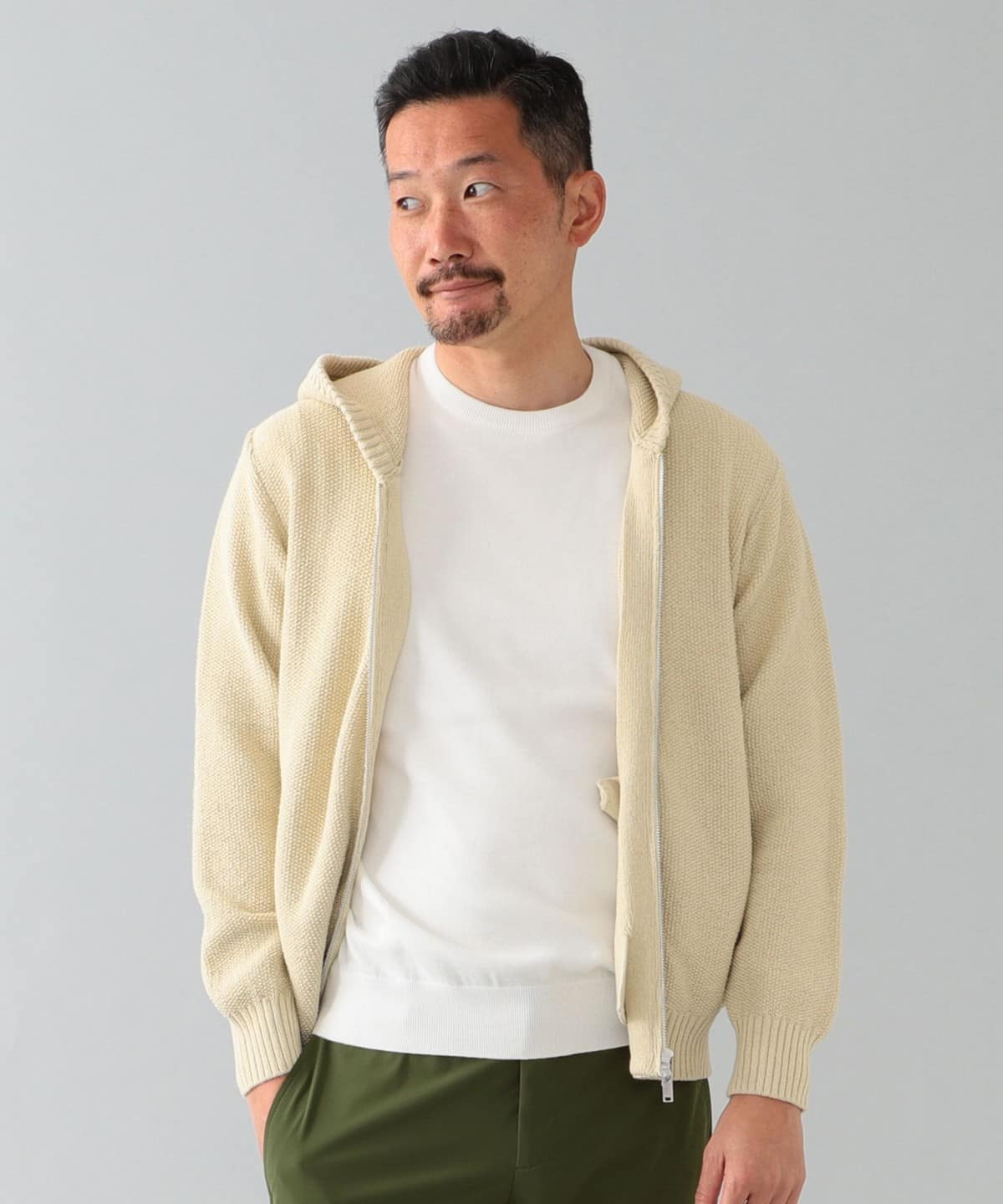 Brilla per il gusto（ブリッラ ペル イル グスト）SEA GREEN / ジップアップ ニット パーカ（トップス パーカー ）通販｜BEAMS