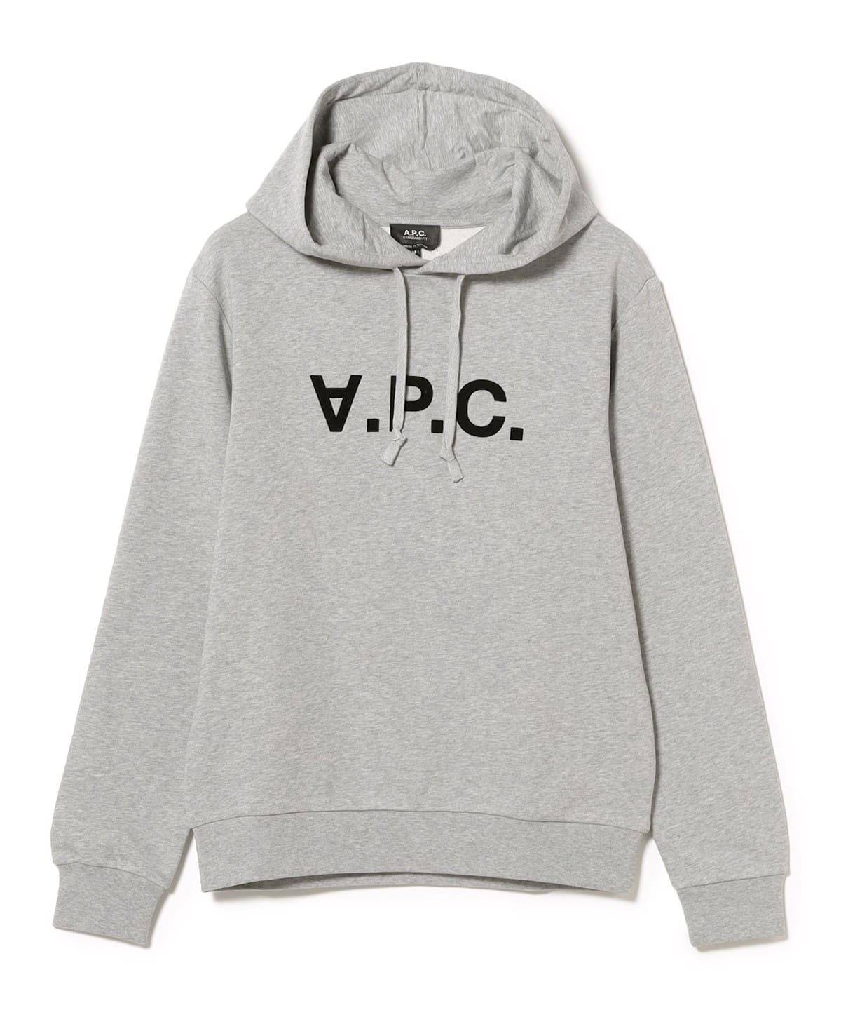 A. P.C. アーペーセー / 『V. P.C.』 フーデッド パーカ トップス MEN GREY L A. P.C. アーペーセー / 『V. P.C.』 フーデッド パーカ トップス MEN GREY L