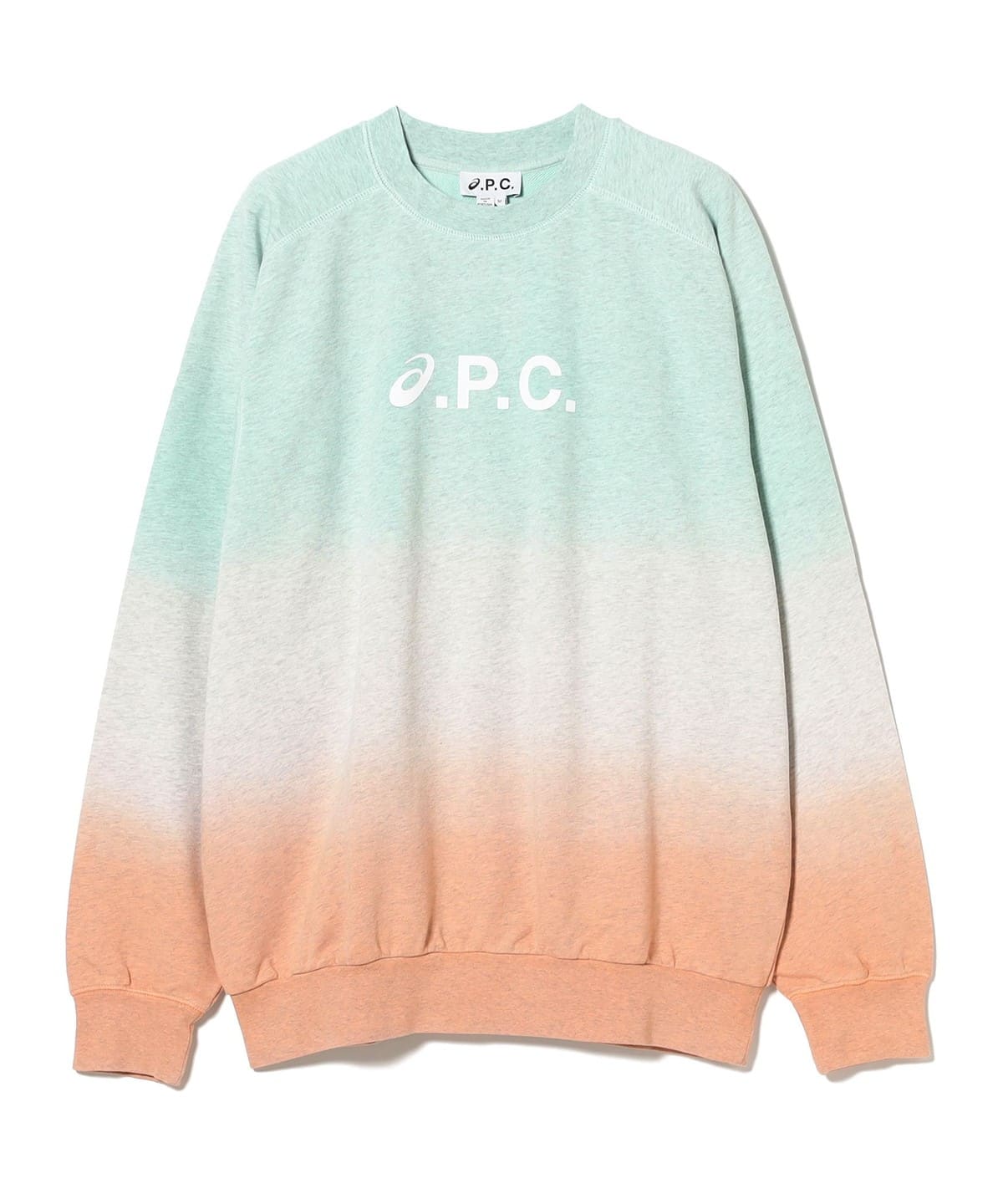 A. P.C. アーペーセー × ASICS / LAKE DIP DYE スウェット トップス MEN マルチカラー L A. P.C. アーペーセー × ASICS / LAKE DIP DYE スウェット トップス MEN マルチカラー L