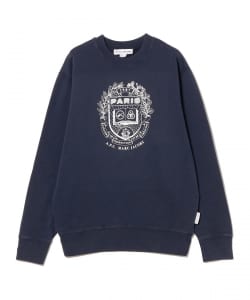 A.P.C. × Marc Jacobs / カレッジロゴ クルーネック スウェット