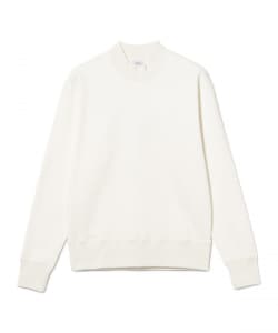 WEARLNESS / コットンシルク モックネック スウェット