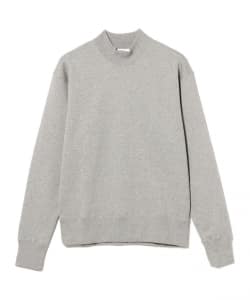 WEARLNESS / コットンシルク モックネック スウェット