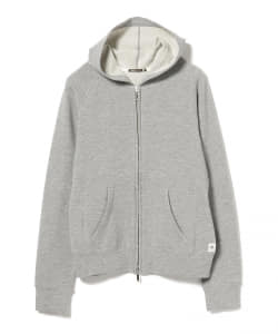 ▲AUXCA.TRUNK / テンセル ジップアップパーカ