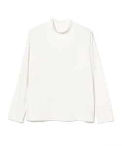 CIRCOLO1901 × Brilla per il gusto / 別注 ストレッチコットン モックネック Tシャツ
