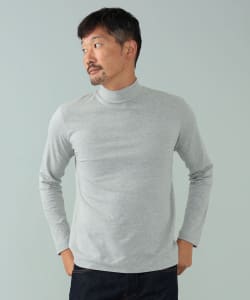 Brilla per il gusto / ジャージー モックネック ロングスリーブ Tシャツ