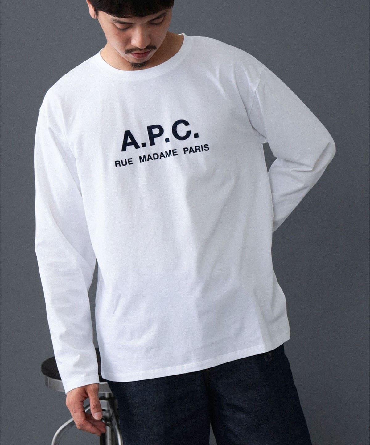 フランス製A.P.C. ニット ラグランカットソー Brilla per il gusto（ブリッラ ペル イル グスト）A.P.C. / RUE