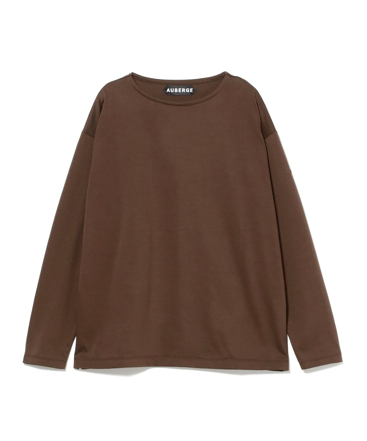 AUBERGE オーベルジュ / BONHEUR Ⅱ ソリッド カットソー Tシャツ・カットソー MEN BROWN 42 AUBERGE オーベルジュ / BONHEUR Ⅱ ソリッド カットソー Tシャツ・カットソー MEN BROWN 42