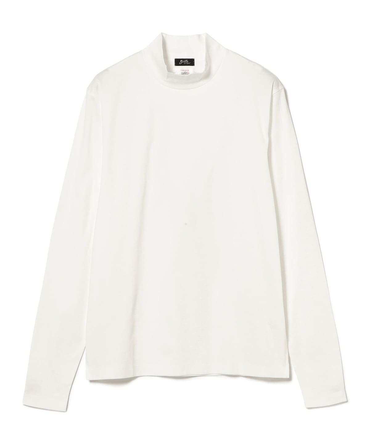 ALBINI コットン モックネック カットソー Tシャツ・カットソー MEN WHITE S ALBINI コットン モックネック カットソー Tシャツ・カットソー MEN WHITE S