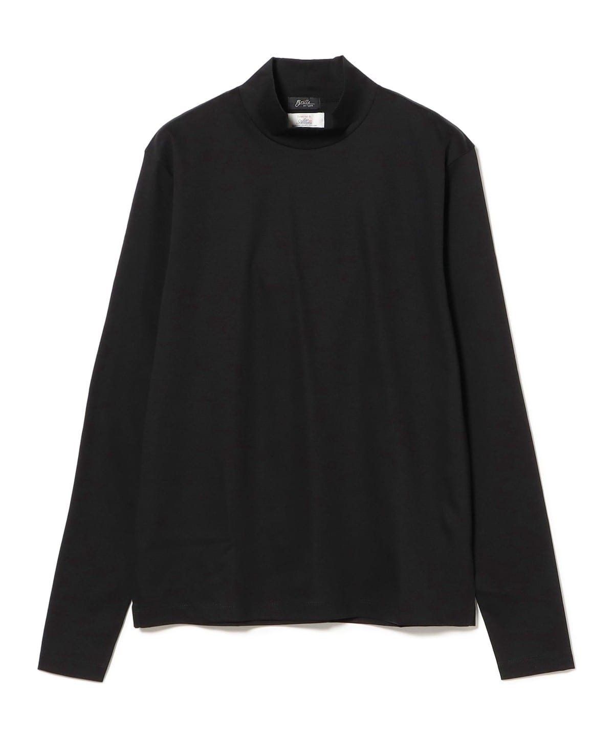 ALBINI コットン モックネック カットソー Tシャツ・カットソー MEN BLACK M ALBINI コットン モックネック カットソー Tシャツ・カットソー MEN BLACK M