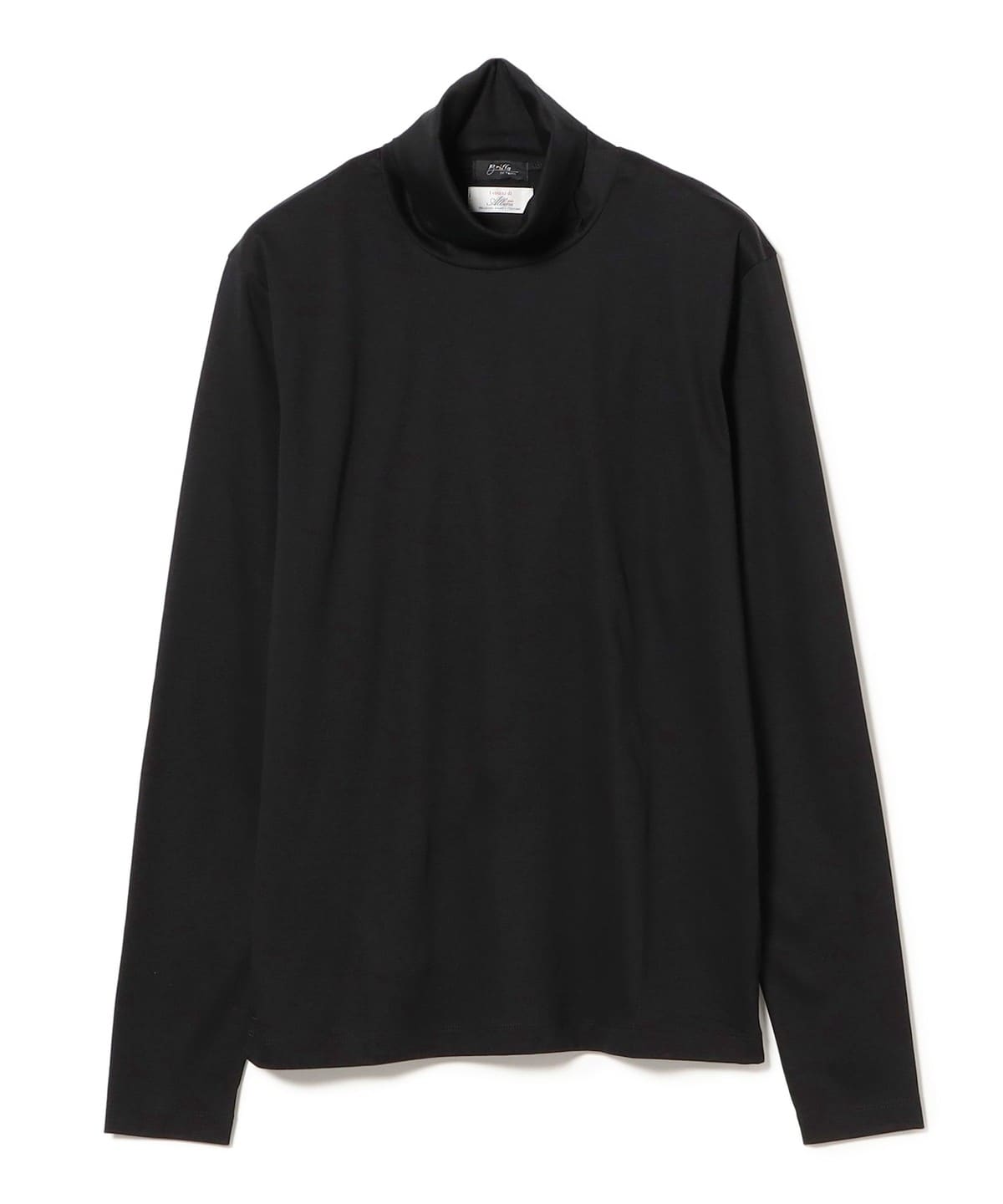 ALBINI コットン タートルネック カットソー Tシャツ・カットソー MEN BLACK S ALBINI コットン タートルネック カットソー Tシャツ・カットソー MEN BLACK S