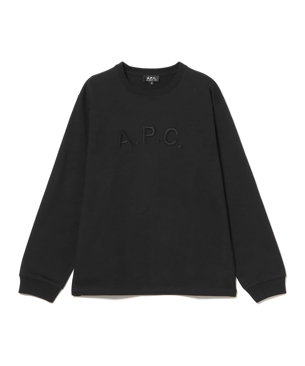 A. P.C. アーペーセー / DODU ロングスリーブ Tシャツ Tシャツ・カットソー MEN BLACK/99 M A. P.C. アーペーセー / DODU ロングスリーブ Tシャツ Tシャツ・カットソー MEN BLACK/99 M