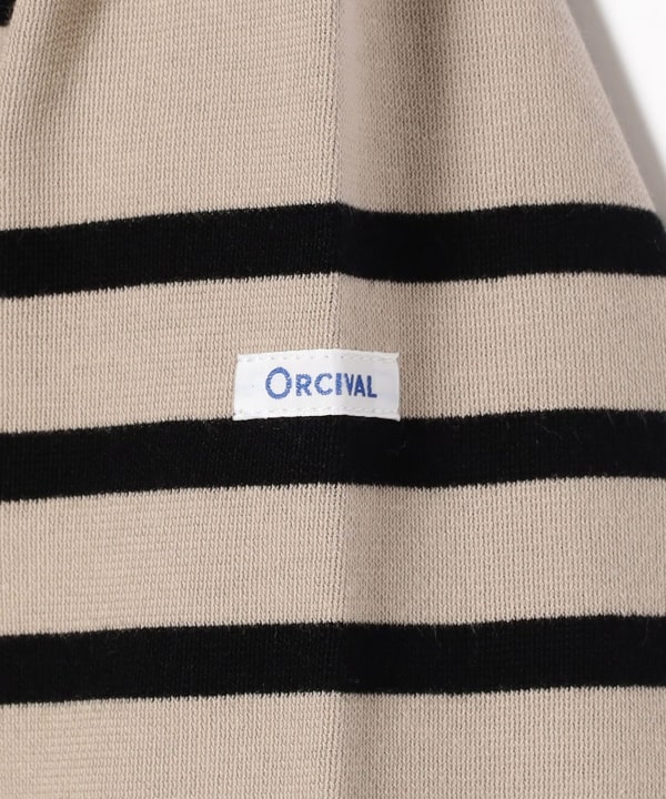 ORCIVAL / ボートネック ロングスリーブ バスクシャツ