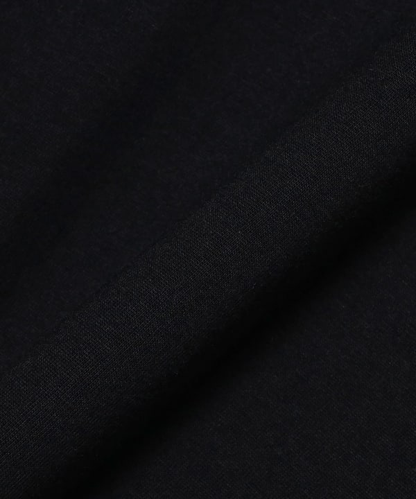 ANTICIPO / コットンジャージ ロングスリーブ モックネック Tシャツ