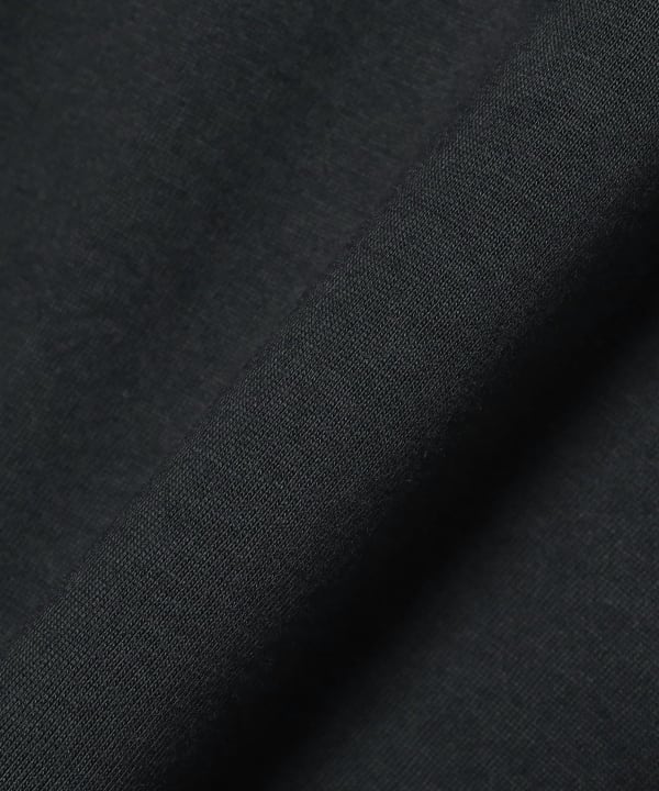 ANTICIPO / コットンジャージ ロングスリーブ モックネック Tシャツ