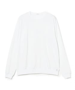 ANTICIPO / コットンジャージー ロングスリーブ クルーネック Tシャツ