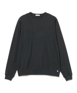 ANTICIPO / コットンジャージー ロングスリーブ クルーネック Tシャツ