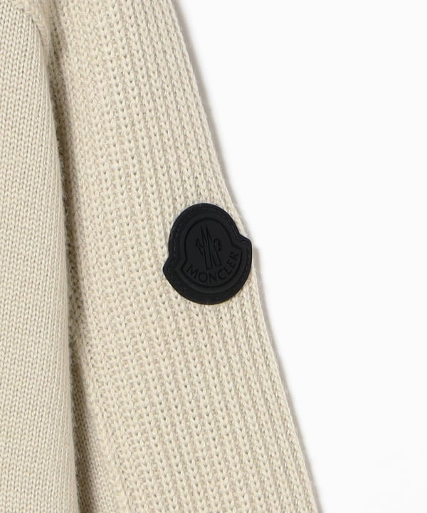 MONCLER / ウール ワンポイント クルーネック セーター