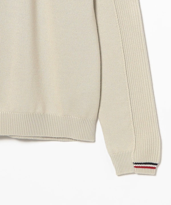 MONCLER / ウール ワンポイント クルーネック セーター