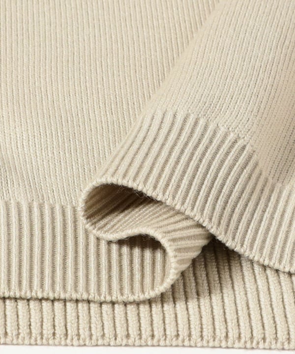 MONCLER / ウール ワンポイント クルーネック セーター