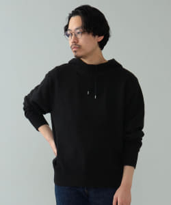 ▲ウールカシミヤ ニットフーディ