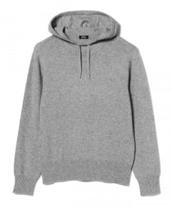 ▲ウールカシミヤ ニットフーディ