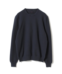 ▲GRAN SASSO / クルーネック コットンニット