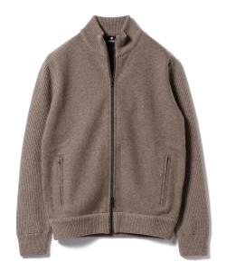 ▲ANDREA FENZI / ジップアップ ボンバーニット◎