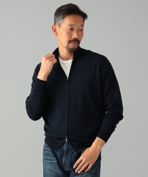 ✨美品✨FILIPPO DE LAURENTIIS✨ ジップアップセーター 50 ✨美品✨FILIPPO DE LAURENTIIS✨ ジップアップセーター 50