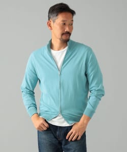 FILIPPO DE LAURENTIIS / コットン ジップアップ ニット
