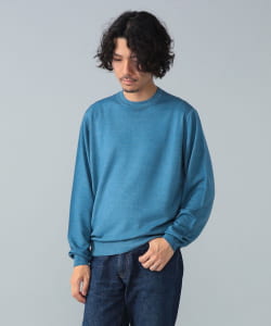 FILIPPO DE LAURENTIIS / 12ゲージ ウール ガーメントダイ クルーネックニット