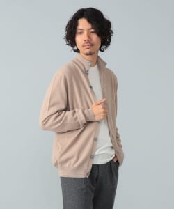 【別注】FILIPPO DE LAURENTIIS / 12ゲージ ウールカシミヤ ハイネック カーディガン