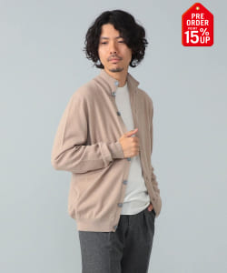 【+15%ポイントUP】【別注】FILIPPO DE LAURENTIIS / 12ゲージ ウールカシミヤ ハイネック カーディガン
