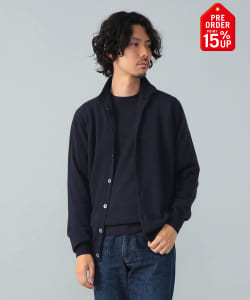 【+15%ポイントUP】【別注】FILIPPO DE LAURENTIIS / 12ゲージ ウールカシミヤ ハイネック カーディガン