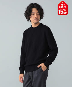 【+15%ポイントUP】FILIPPO DE LAURENTIIS / 5ゲージ ウール ジャカード アーガイルニット