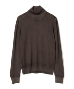 GRAN SASSO / 12ゲージ ガーメントダイ タートルネック ニット