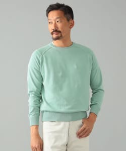 FILIPPO DE LAURENTIIS / ラグランスリーブ クルーネック ニット