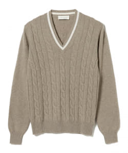FILIPPO DE LAURENTIIS / 別注 Vネック チルデンニット