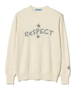 Blu Bre × Brilla per il gusto / 別注 RESPECT クルーネック ニット