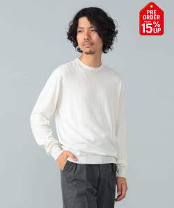 【+15%ポイントUP】シルク クルーネック ニット