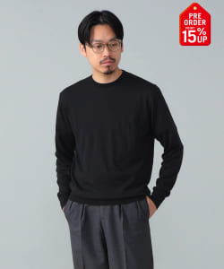【+15%ポイントUP】シルク クルーネック ニット