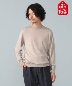 【+15%ポイントUP】シルク クルーネック ニット